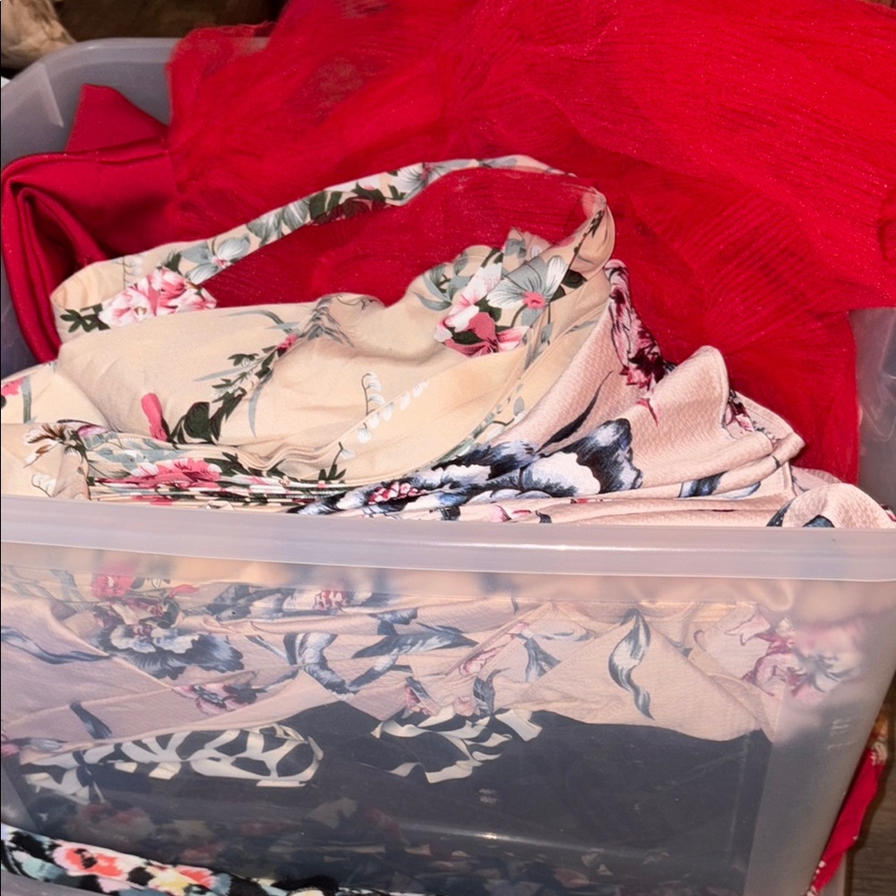 20 DRESSES Floral and Red and black MEGA DRESS BUNDLE